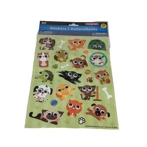 JOT 25 stickers googly eye‎ crafts scrapbook art DOGS CATS TURTLES ANIMALS